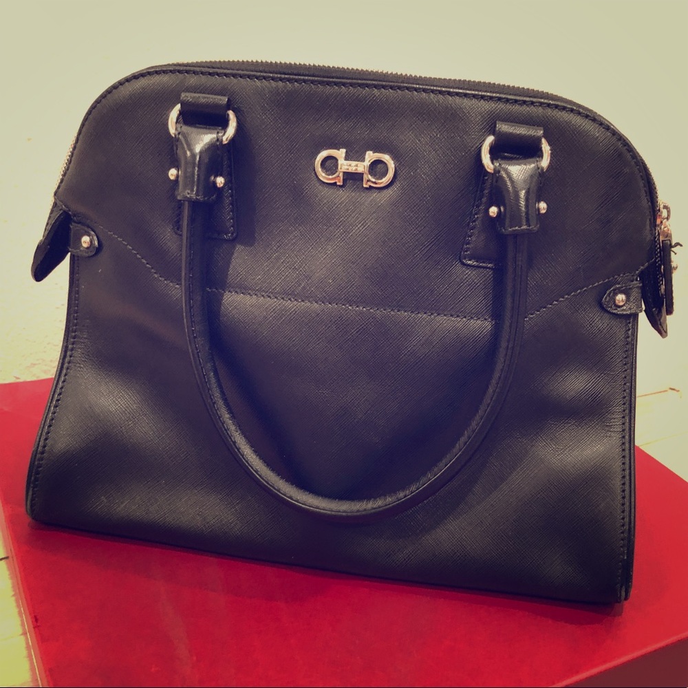 Salvatore Ferragamo black handbag